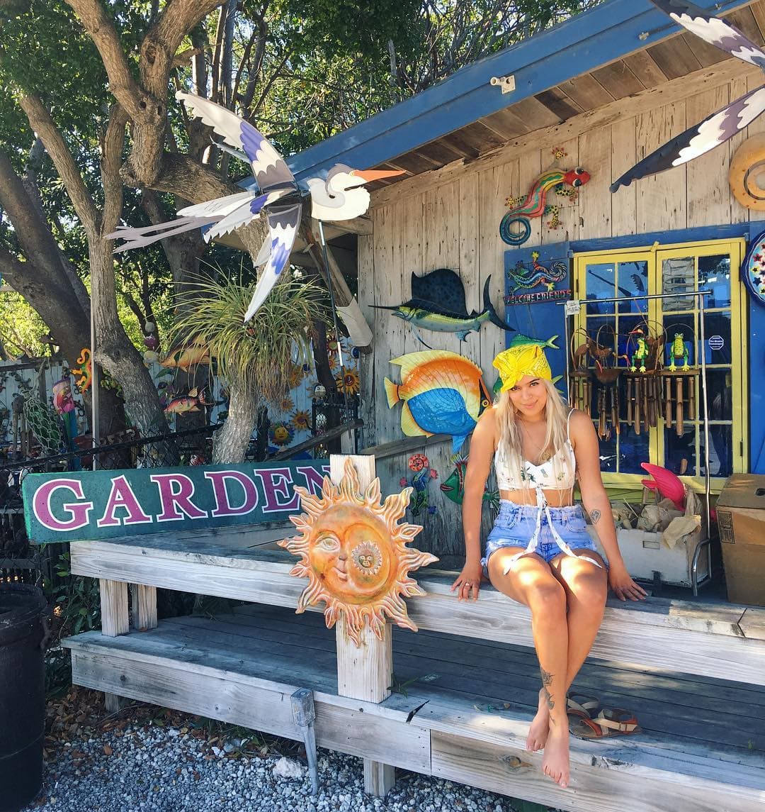 También la hemos visto de paseo por Islamorada.