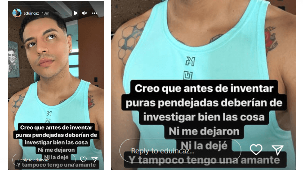 Eduin Caz rompe el silencio sobre su matrimonio con Daisy Anahy.