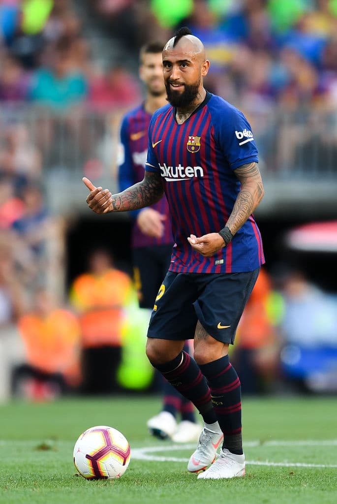 Arturo VidalEl mediocampista chileno se fue del Bayern Múnich de Alemania y se unió al Barcelona de España.