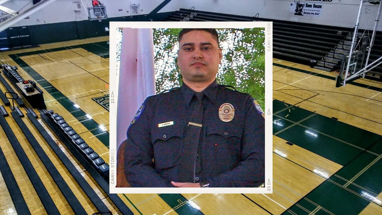 Recuerdan al oficial Gonzalo Carrasco en partido femenil en la preparatoria donde jugó básquetbol