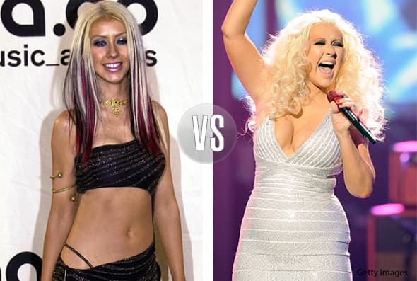 Christina Aguilera también nos ha dejado sin palabras con sus subidas y bajadas de peso.