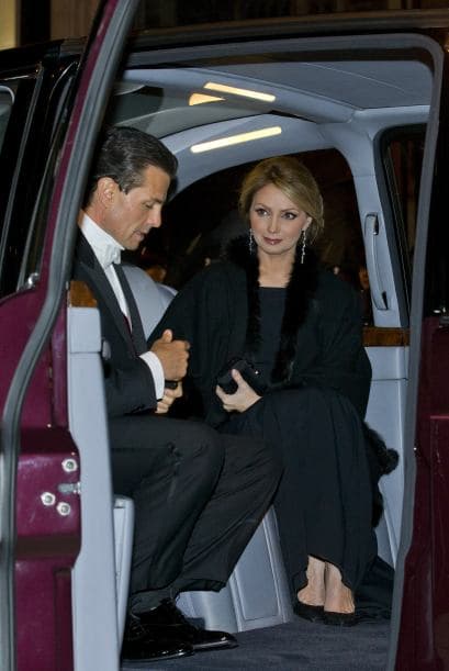 Más tarde atendieron un banquete ofrecido en su honor en el Guildhall. Al parecer el presidente de México estaba muy nervioso.