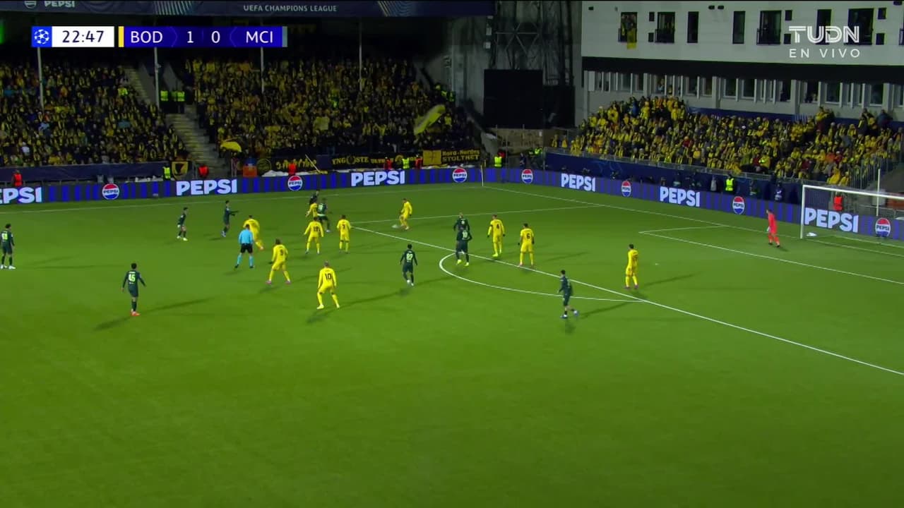 ¡GOL!  anota para Bodø/Glimt. Kasper Høgh