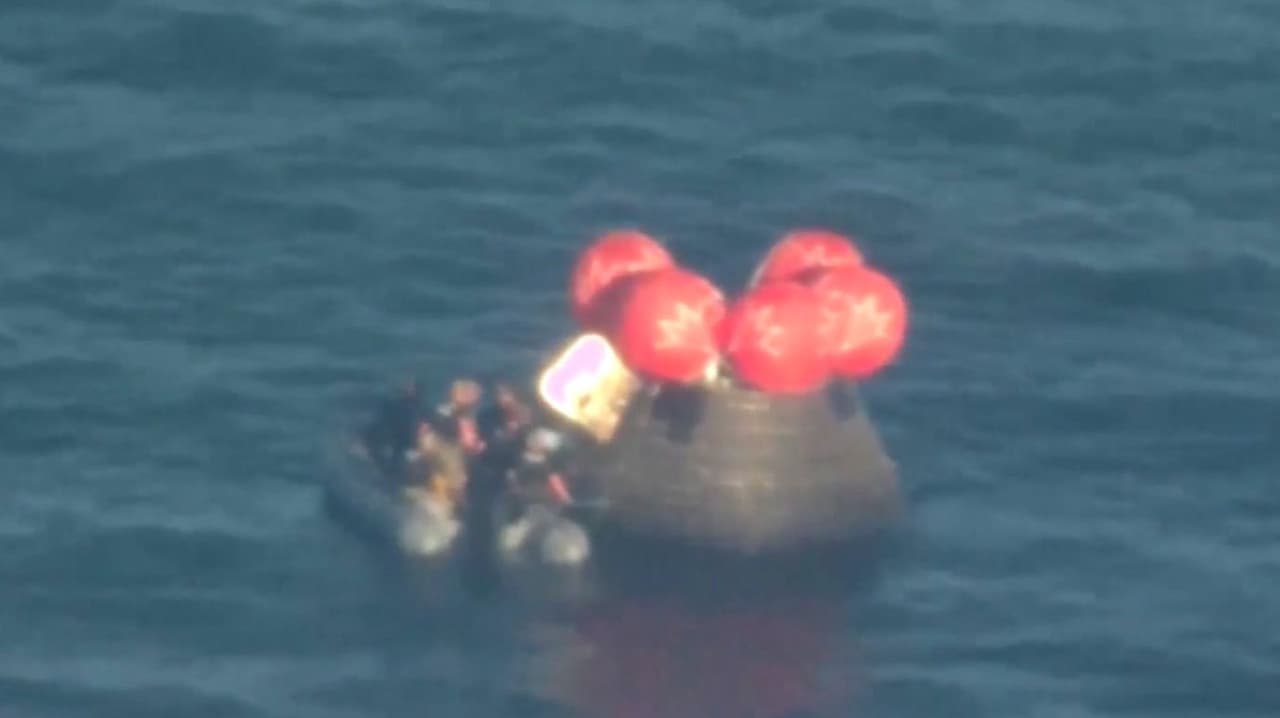 El regreso de Artemis II avanza un paso más: Se abre la cápsula Orión para la salida de astronautas