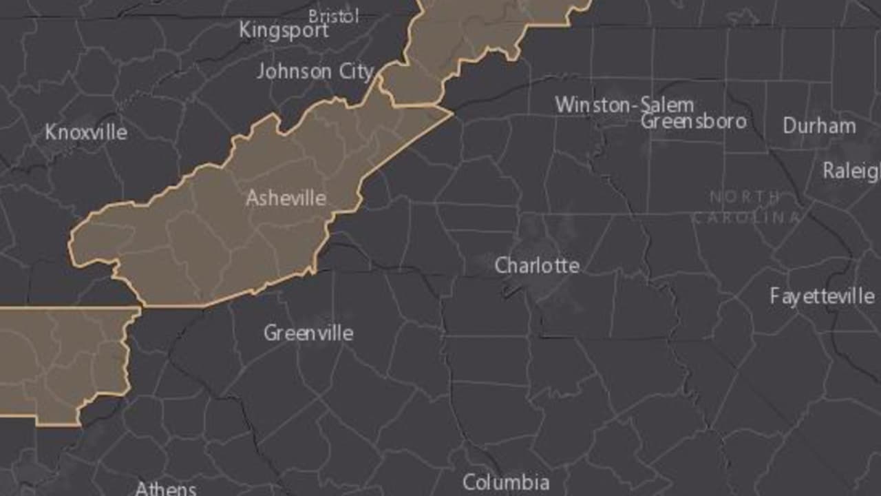 Emiten aviso de fuertes vientos en el área de Asheville, llegarían a las 30 mph