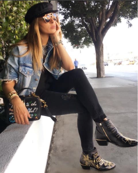 Aunque estaba cansada, Galilea Montijo no perdió tiempo y se fue de shopping al Robertson Boulevard en Los Angeles.
