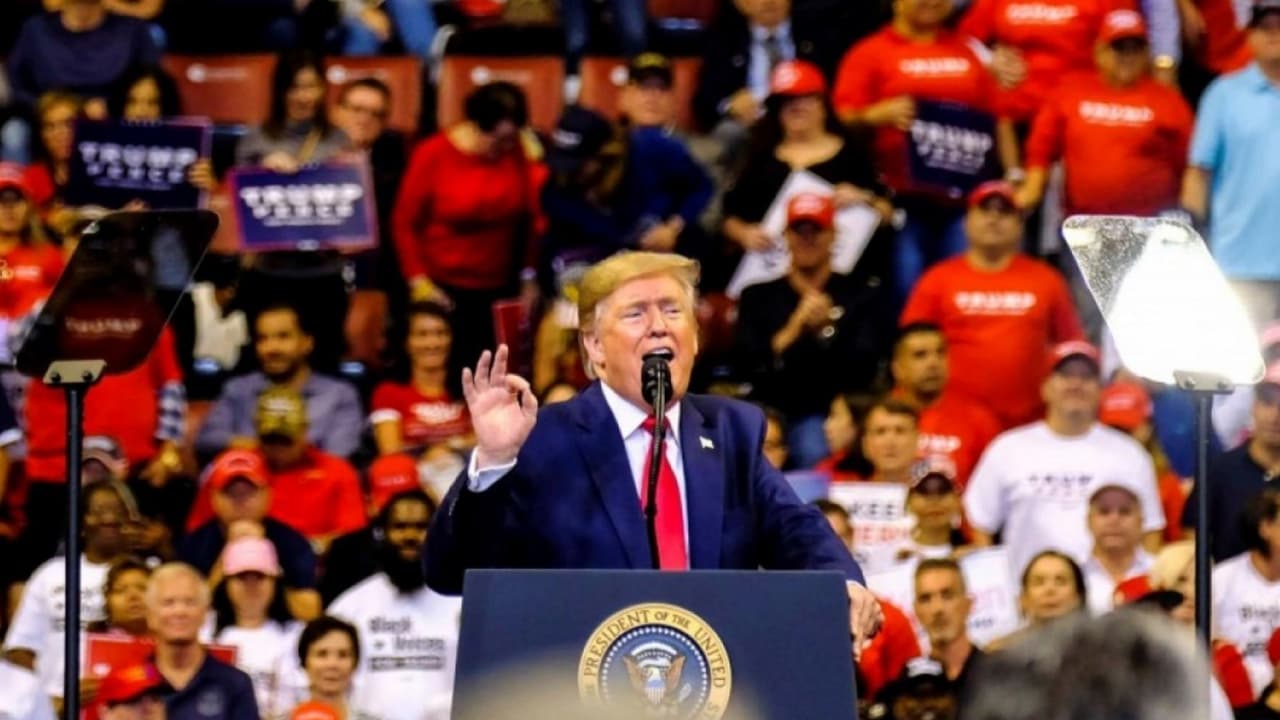 Trump habla de Cuba, Venezuela y Nicaragua, y es ovacionado por sus seguidores en Broward