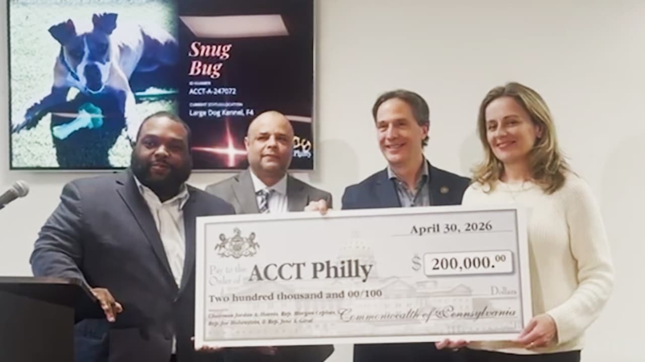 Donativo estatal da esperanza a animales y empleados del albergue ACCT Philly