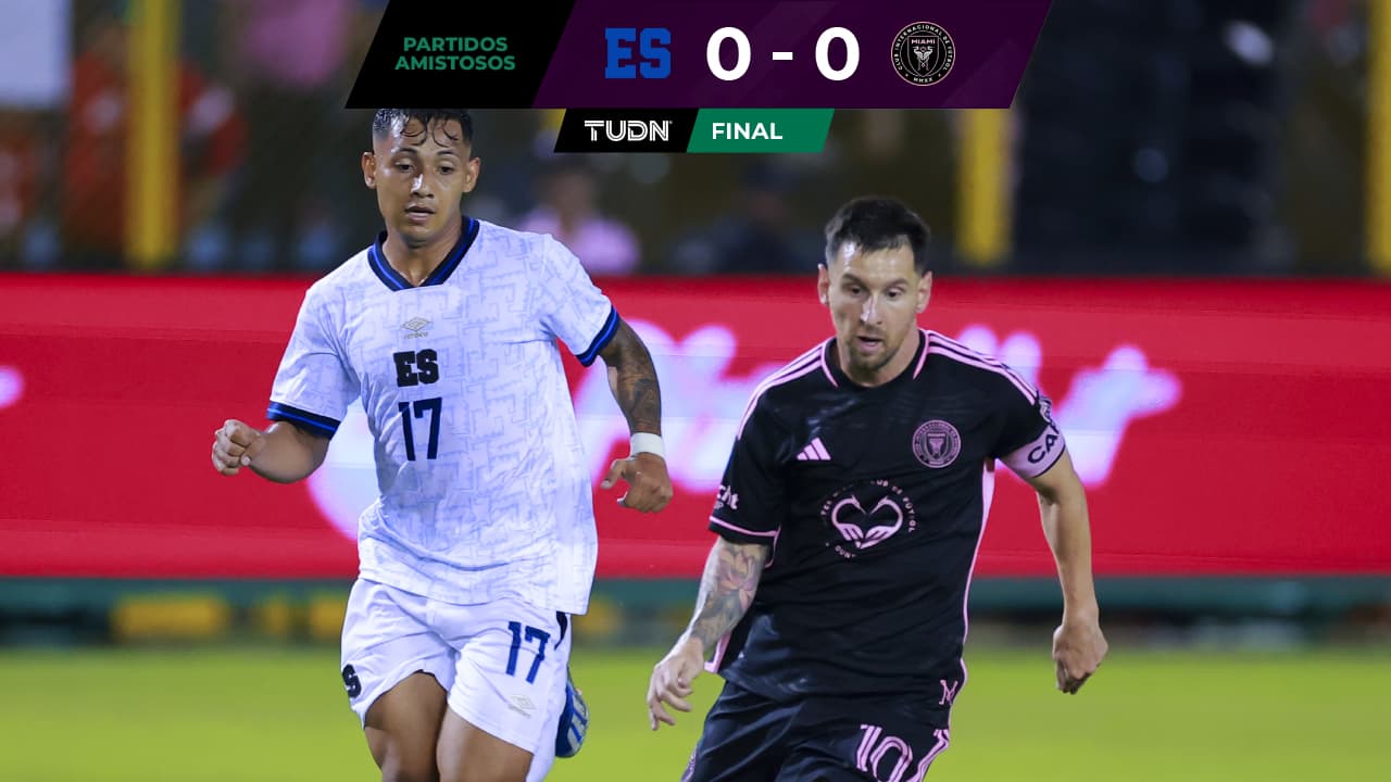 El Salvador se ilusiona con Messi en empate sin goles ante Inter Miami