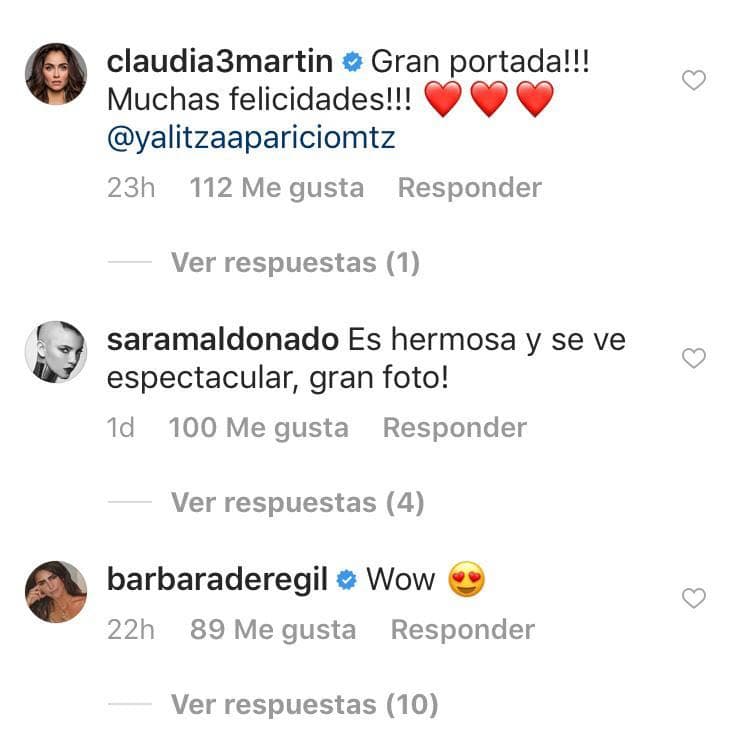Lo mismo aplaudieron las actrices Claudia Martín, Sara Maldonado y Bárbara del Regil.