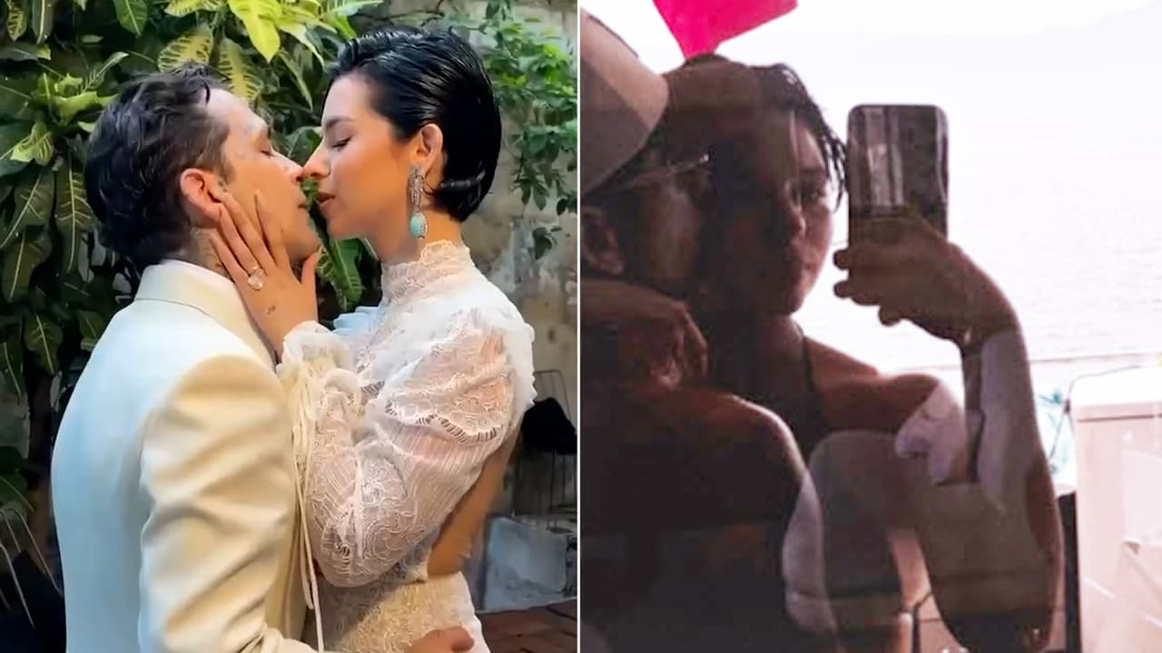 Ángela Aguilar comparte primera y apasionada imagen de su luna de miel con Nodal: así la pasan