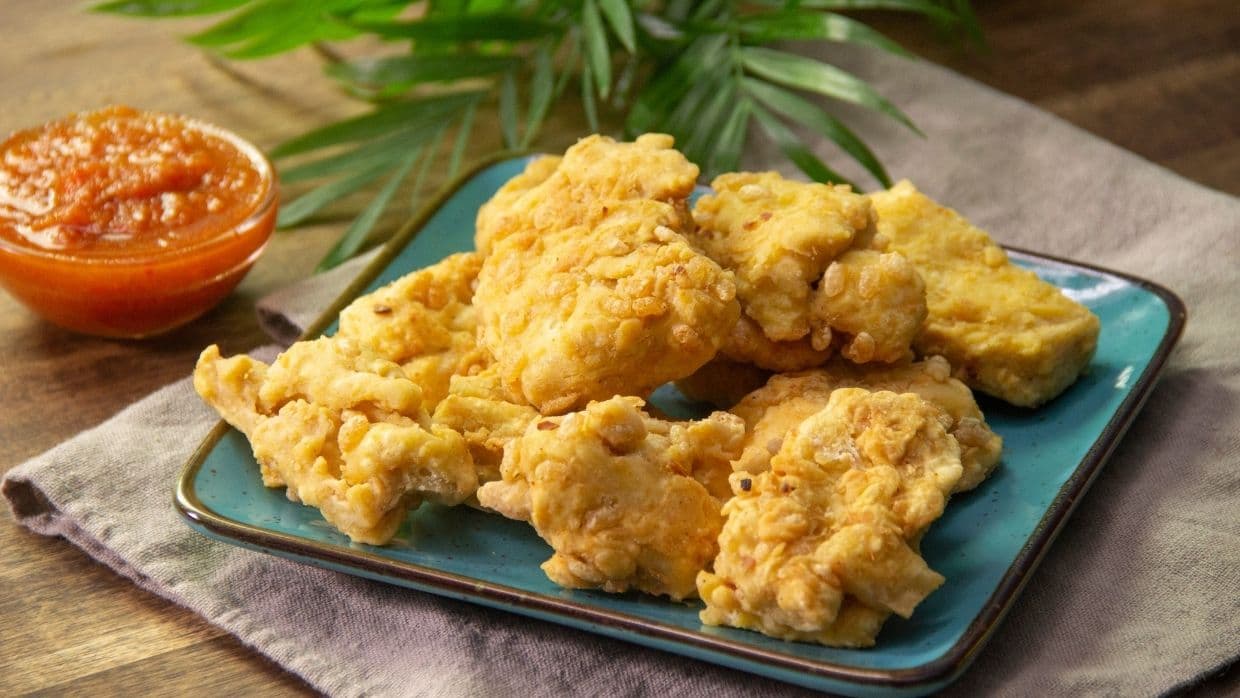 "Pollo" frito vegano