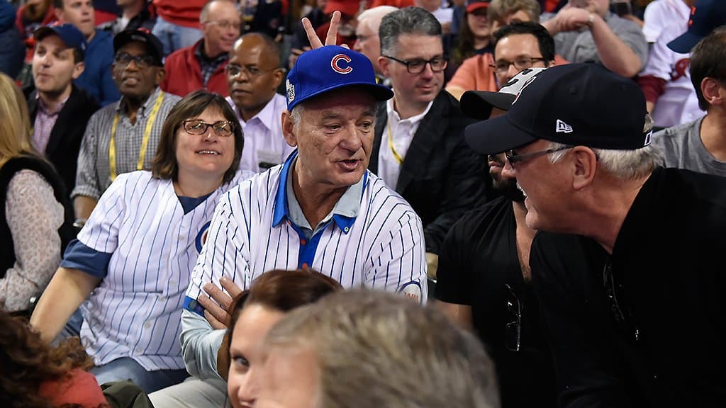 Karen Michel y Bill Murray