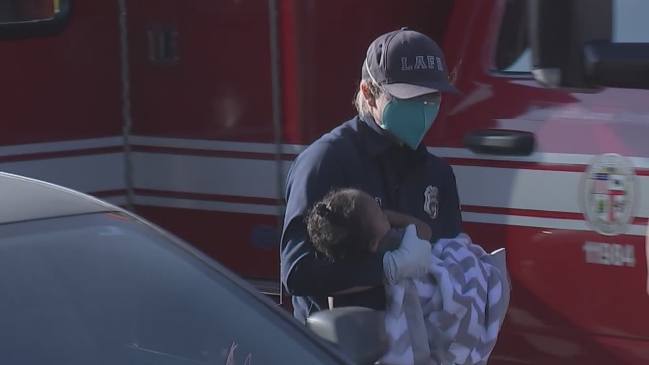 Rescatan a una bebé de meses secuestrada por un indigente en Los Ángeles