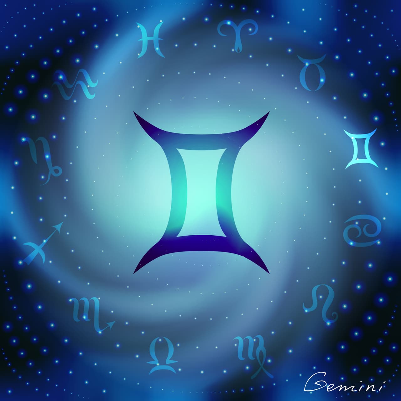 <b>Géminis. Comienza un 20 o 21 de mayo (según el año, la hora de nacimiento, y el lugar en que naciste)</b>
<br>Tercer signo del Zodiaco. Muy inteligente, alerta, versátil y curioso, de mente ágil, adaptable, ingenioso, elocuente, juvenil y fresco, el eterno joven,