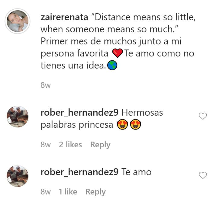 El hijo de Eduardo Santamarina le contestó a su novia con un tierno mensaje.
<br>