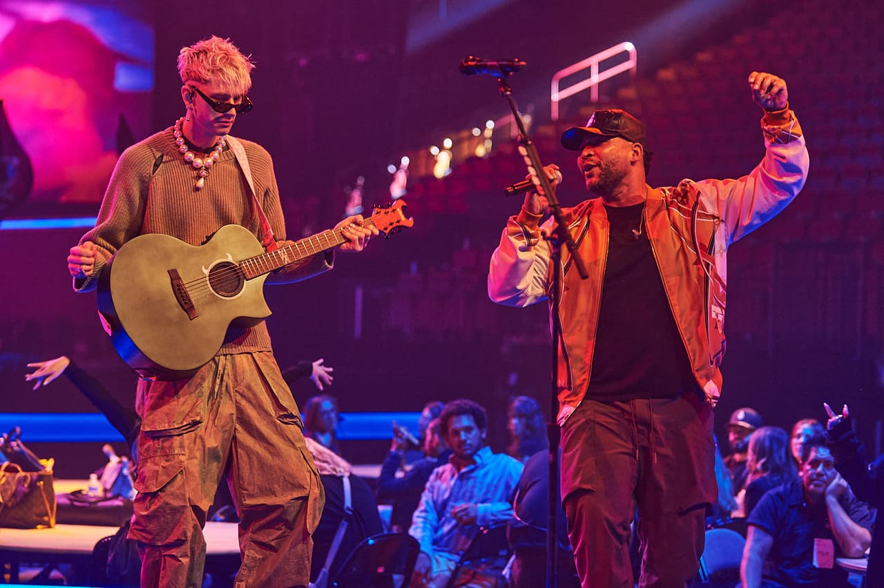 Premio Lo Nuestro 2024: Don Omar y Machine Gun Kelly en el día 3 de ensayos