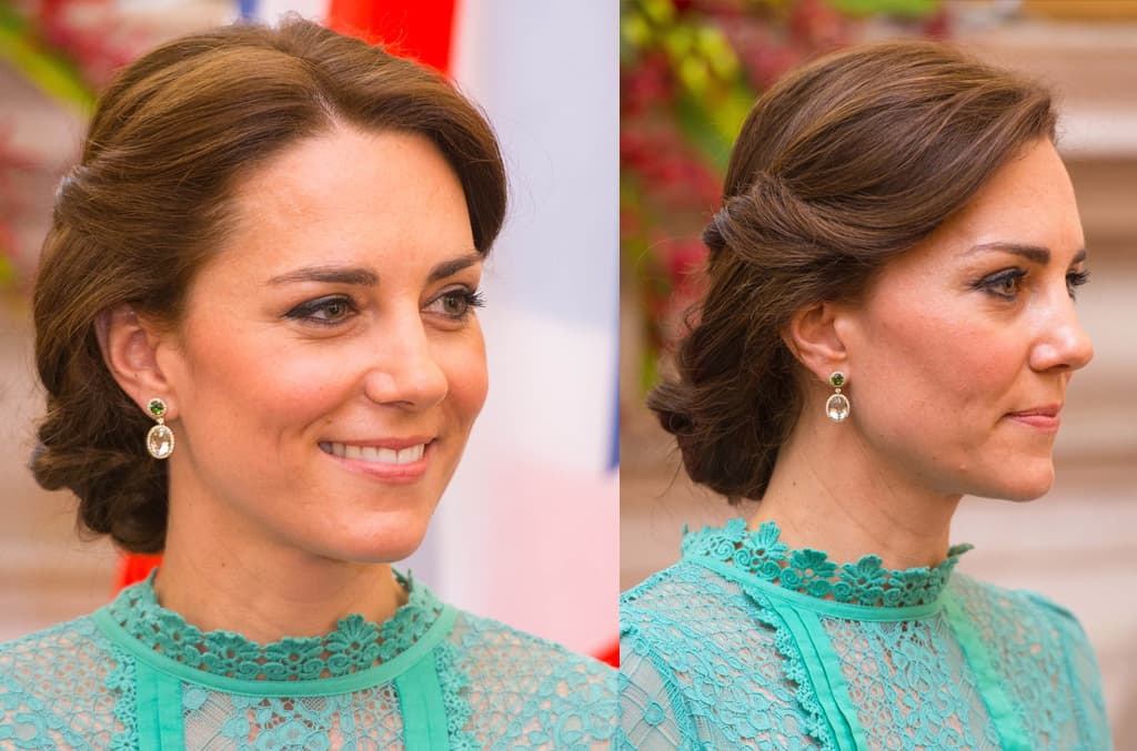 "Haz un partido ligeramente hacia un lado y crea ondas. Traza una raya que va de patilla a patilla, sujeta la parte inferior en una cola baja. Crea volumen natural en la raíz de toda la zona frontal. Delicadamente une estas partes a los laterales a la coleta. El pelo que queda suelto, intégralo en pequeñas secciones hacia la liga. Sujétalo con ayuda de pasadores, de tal forma que te quede un recogido bajo a la altura de la nuca", dice Oliva.