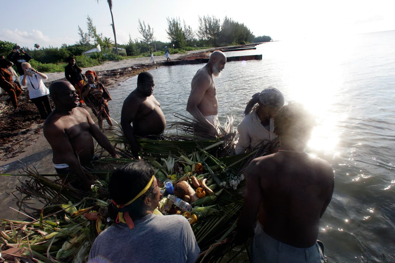 Como en esta celebración del Juneteenth en Virginia Key, la antigua playa "negra" de Miami.