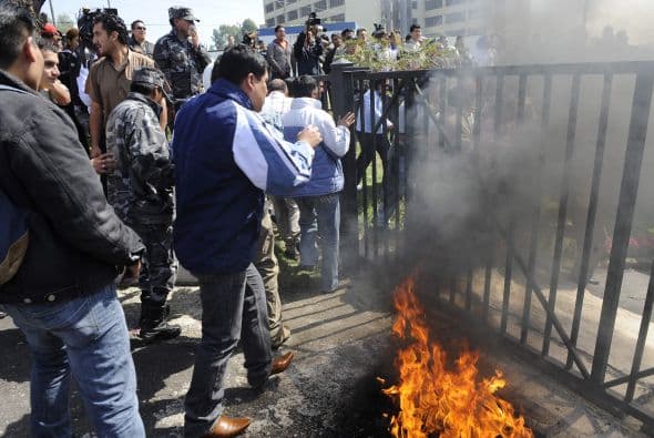 Precisó que las personas que participaron 'en acciones violentas, que agreden al presidente, a los ministros, en muchos casos están identificadas', pero no dio nombres.