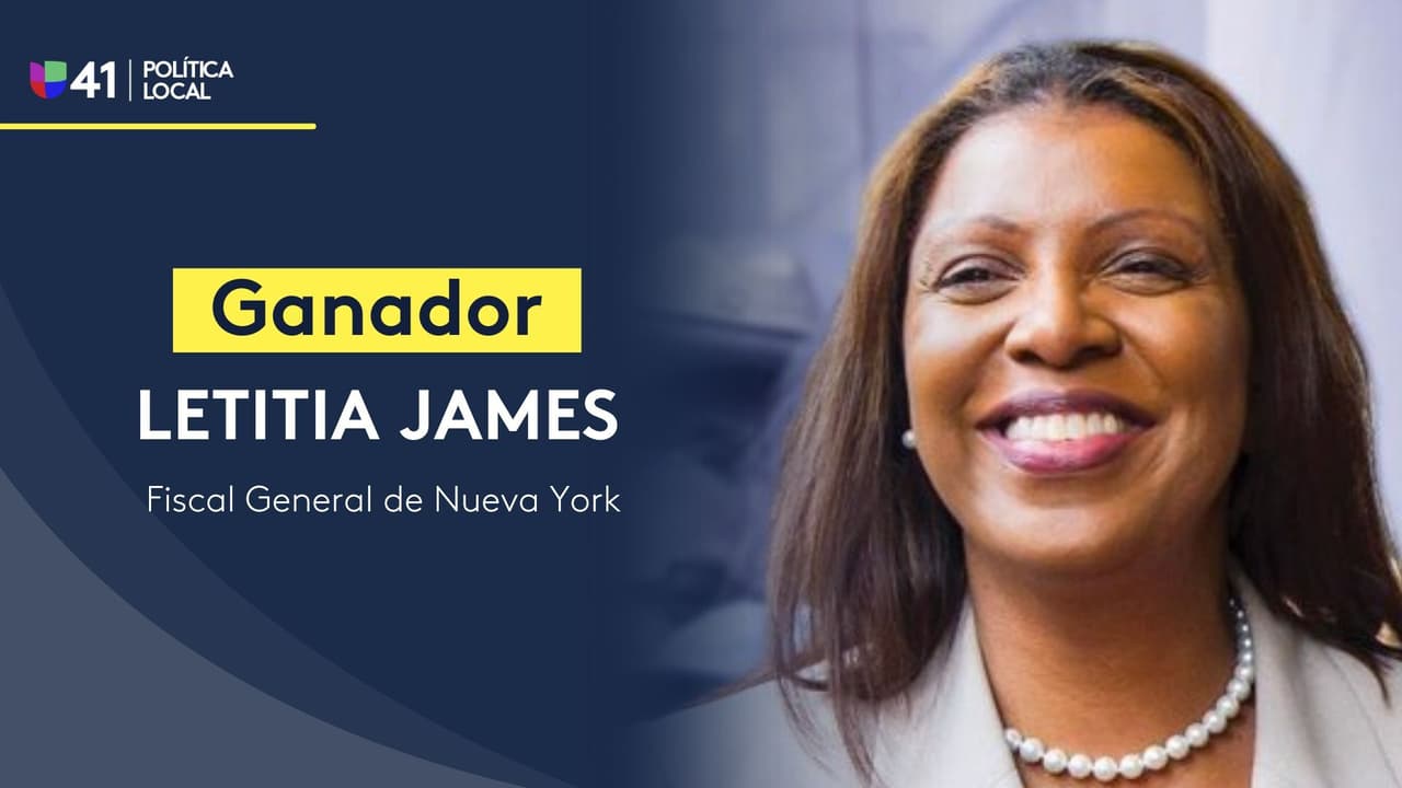 La demócrata Letitia James proclama su victoria como Fiscal General de Nueva York