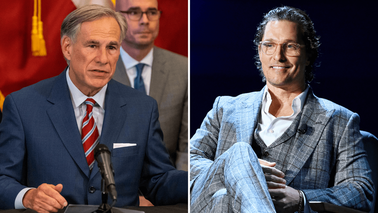 Encuesta da ventaja a Matthew McConaughey sobre Greg Abbott para la gobernación de Texas