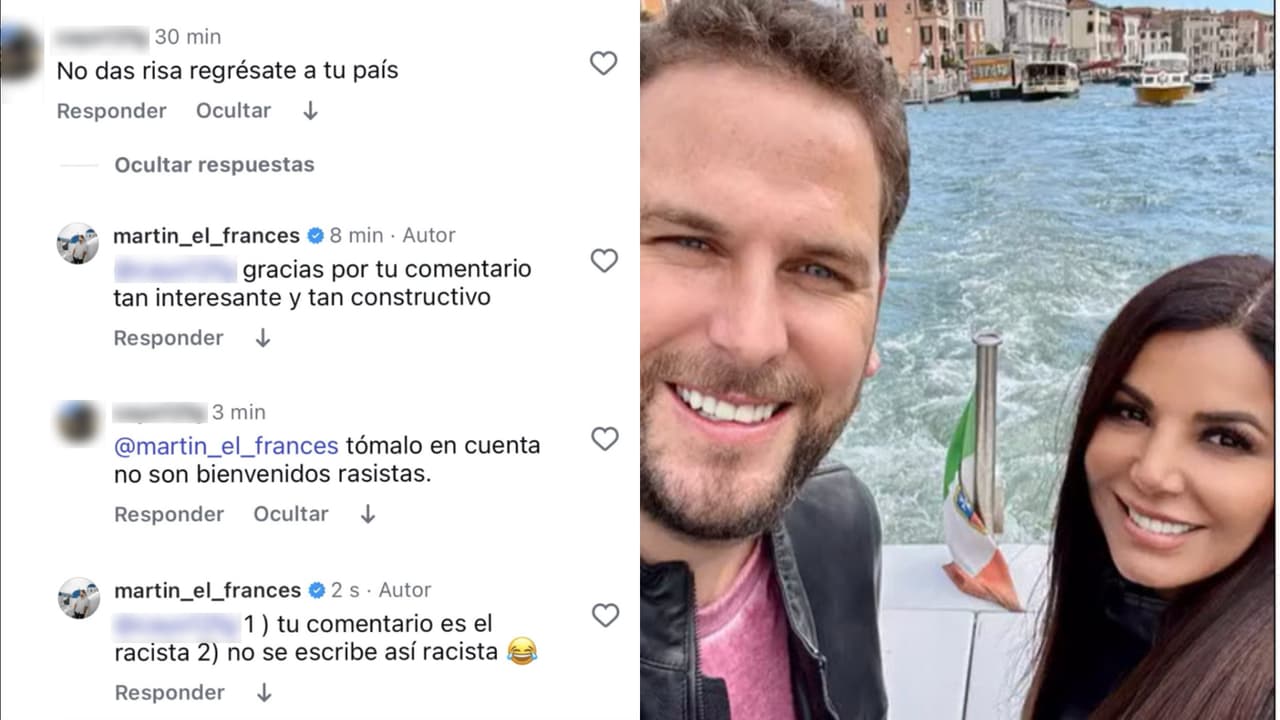 Así se defendió Martín Babilotte, esposo de Aleida Nuñez, ante los ataques.