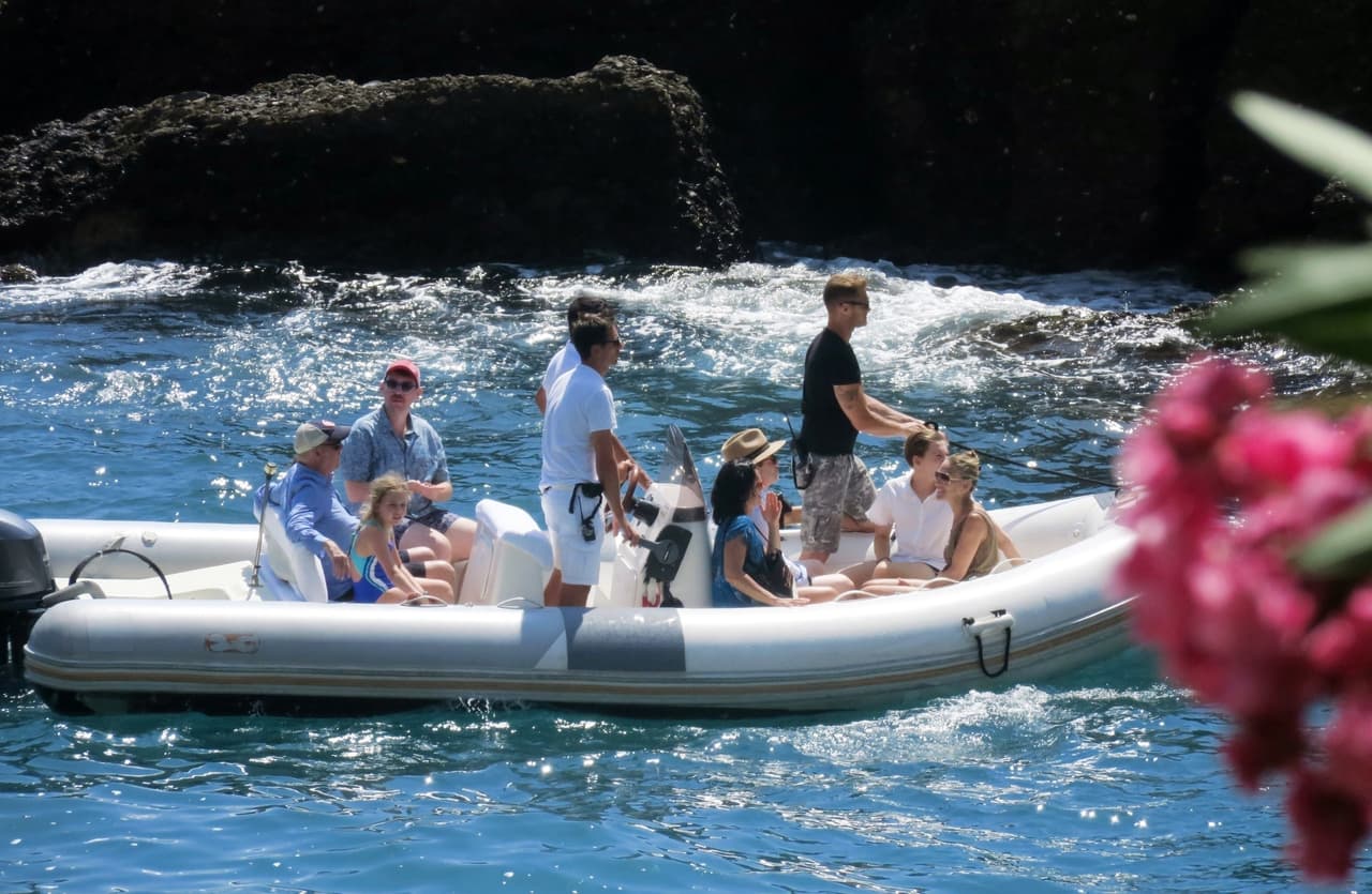 A este viaje familiar también se unió James Wilkie Broderick, hijo del actor.