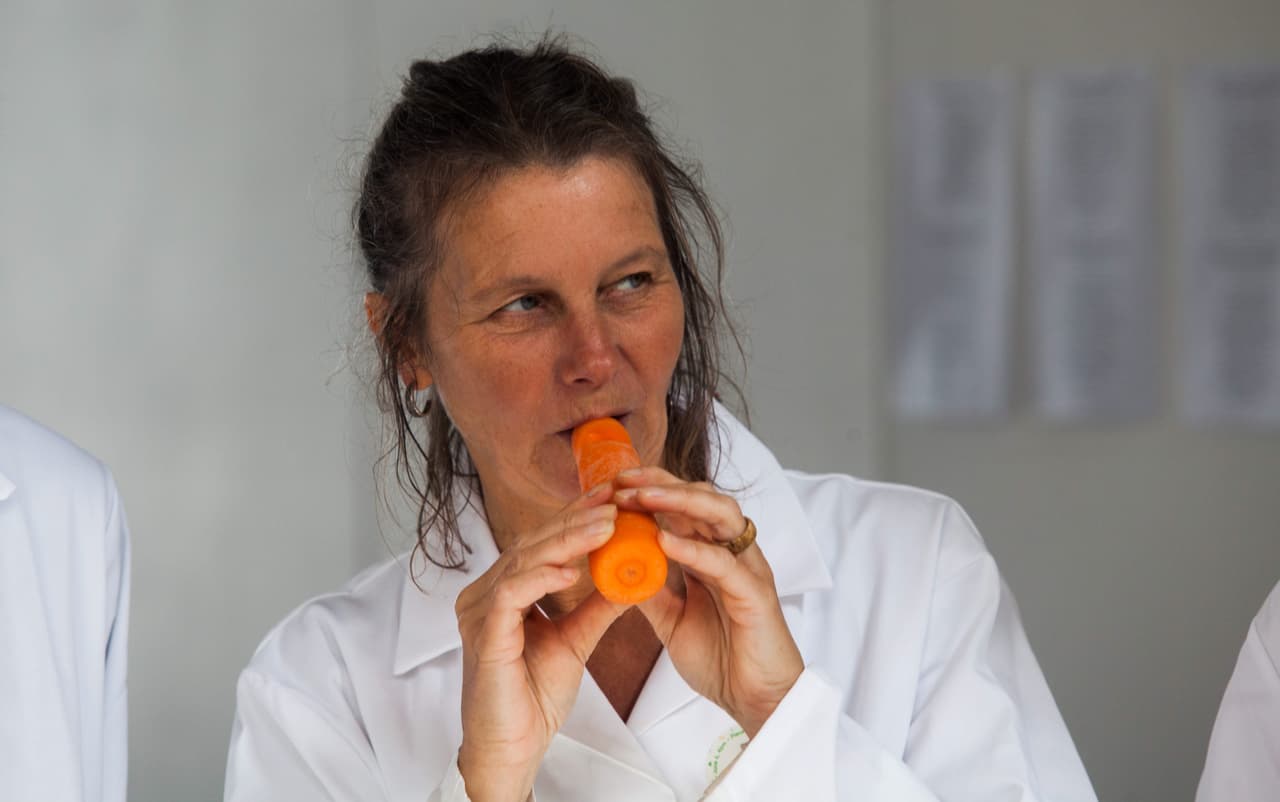 Es así como una zanahoria daba los sonidos de una flauta.