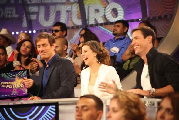 Karito, Chepito y Juan Manuel, amigos detrás de cámaras, compitieron en el escenario con la esperanza de clasificar a la segunda etapa