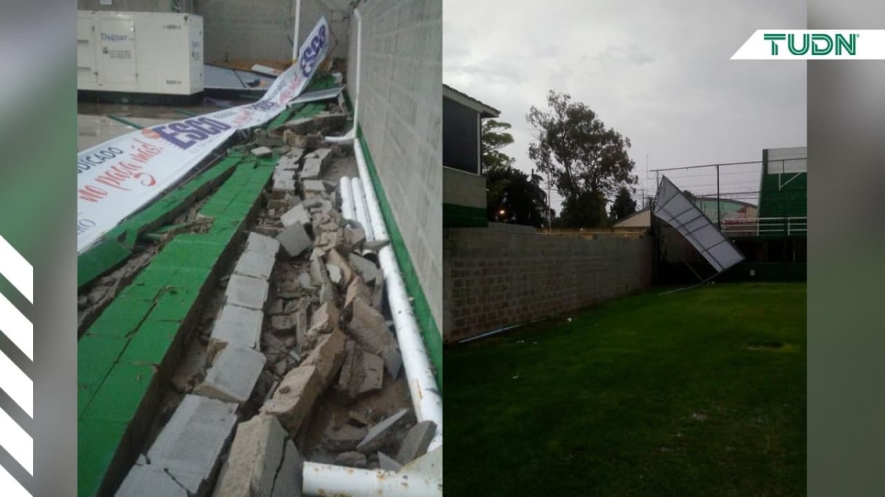 Clima provocó destrozos en estadio de la Superliga Argentina