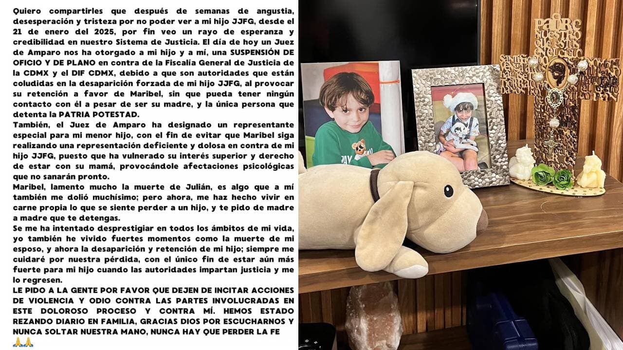 Imelda Tuñón da una actualización sobre el caso de su hijo y Maribel Guardia.