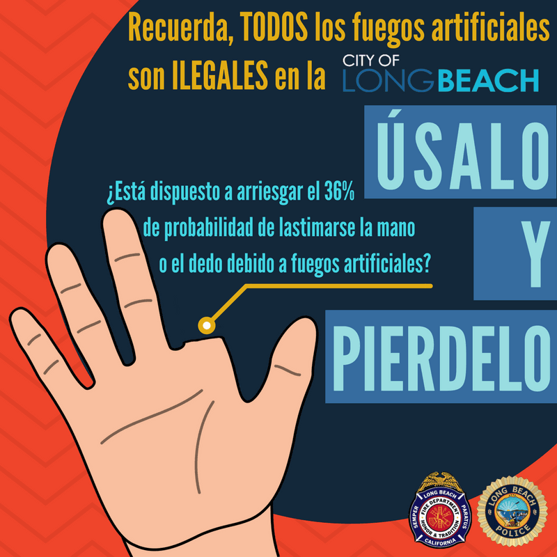 Campaña contra quema ilegal de fuegos artificiales.