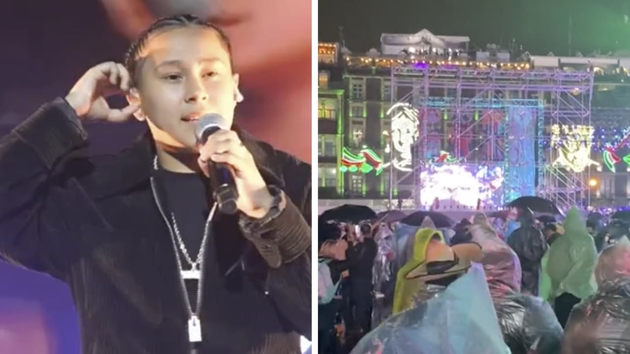 Le gritan "fuera" a Yahritza y Su Esencia durante los festejos patrios en la Ciudad de México
