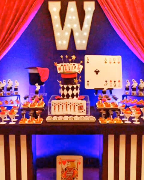 Así lució la mesa de los bocadillos, muy linda ¿no crees?