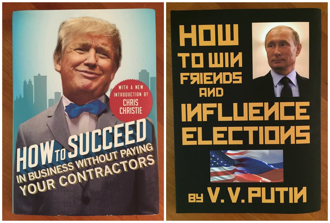 Las absurdas portadas de libros sobre Donald Trump que están desatando risas