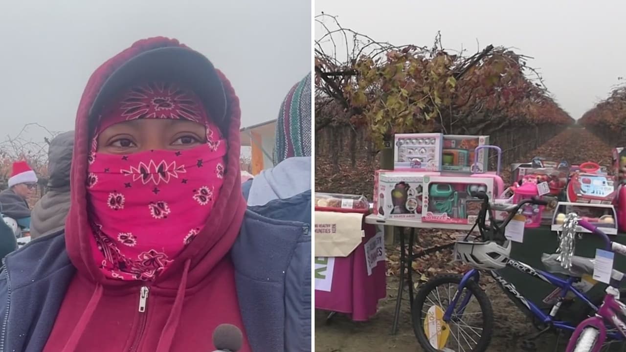 “Estamos muy felices”: llega la Navidad a los campos del Valle Central de California