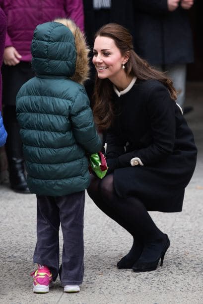 Estuvo conviviendo con los niños, ¡y vaya que es lo que mejor sabe hacer esta princesa!