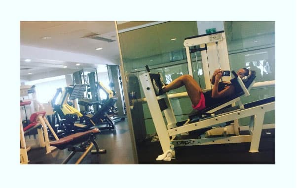 A Cecilia Galliano le encanta lucir unas piernas de ensueño, por eso siempre hace ejercicio.