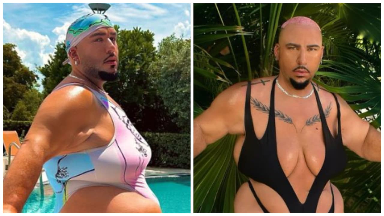 Hombre de 204 kilos lucha contra estereotipos y presume su cuerpo en redes: posa sin ropa