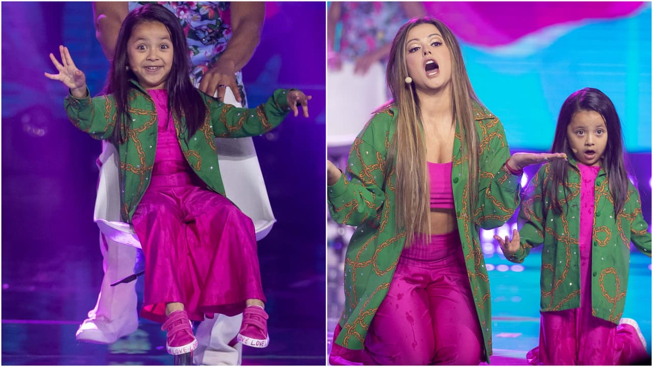 Arly y Mariana en el primer episodio de Mi Famoso y Yo