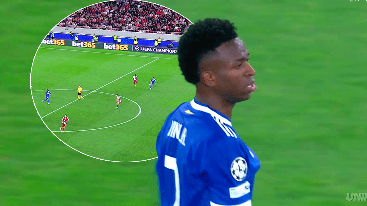 ¡Golazo de Vinicius Jr anulado por fuera de juego!