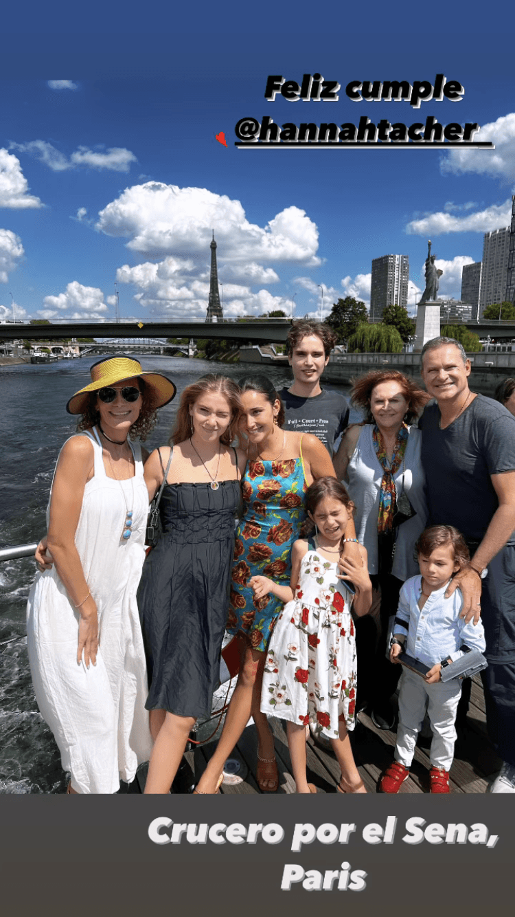 Las vacaciones de la familia Tacher no solo fueron para descansar y visitar emblemáticos lugares de París, sino también para celebrar el cumpleaños de la hija mayor del mexicano.