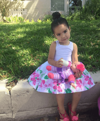 Giulietta ya quiere conocer al bebé que su mamá lleva en la pancita.