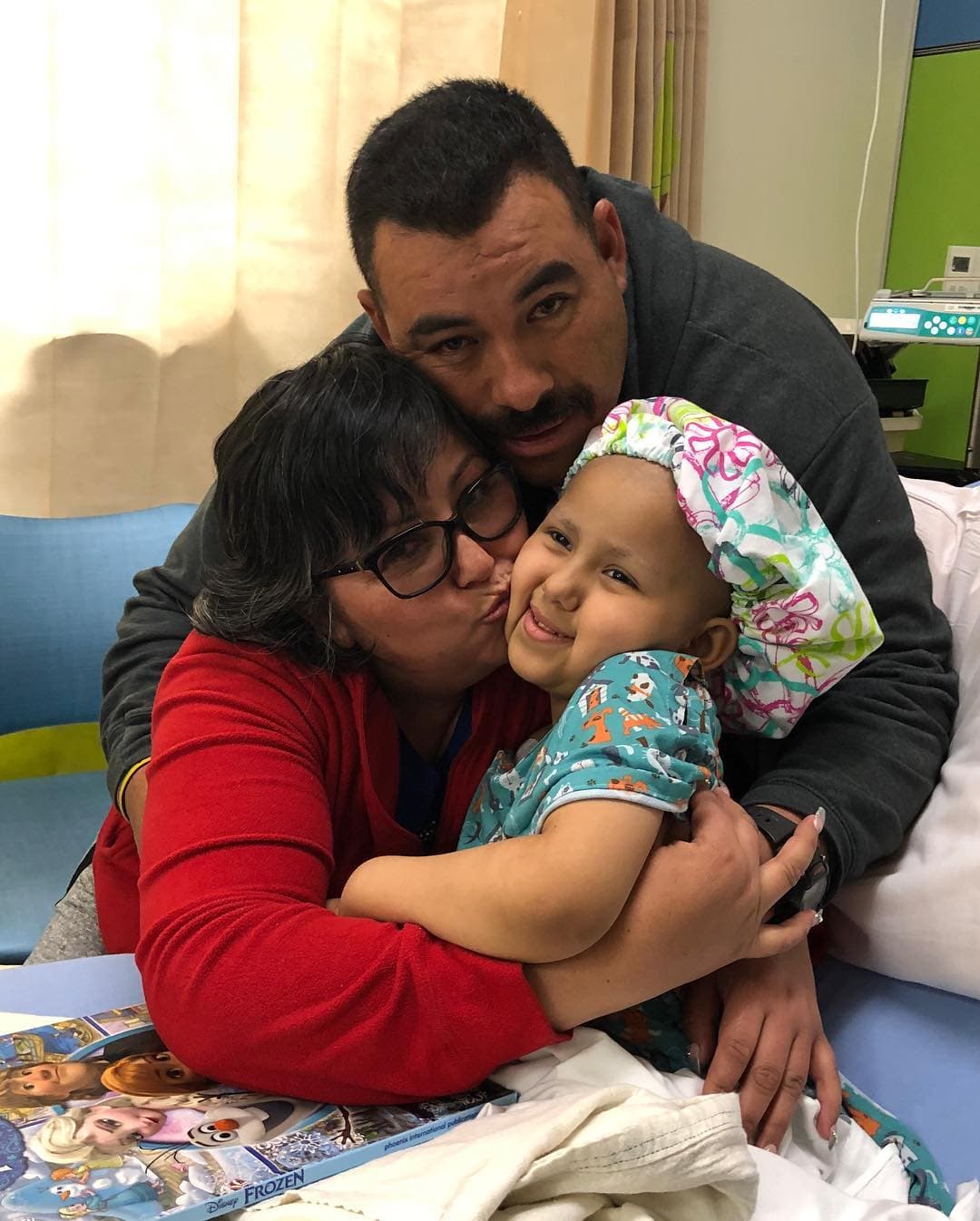 Y recibió la bendición de su familia para seguir la lucha que enfrenta a sus 6 años.