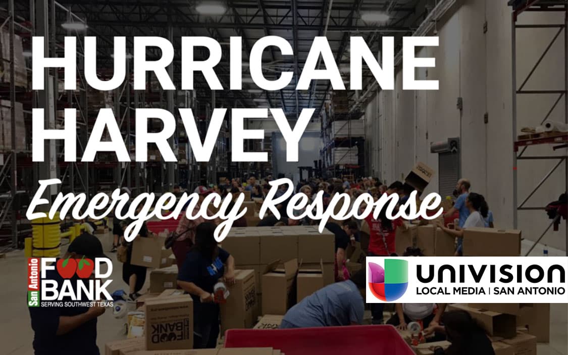 Univision and the SA Food Bank teamed up to help Harvey victims