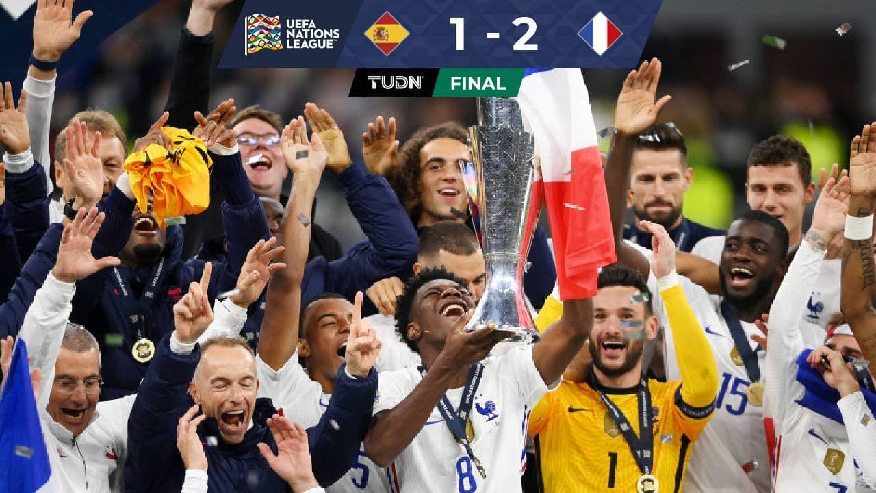 Con gran polémica, Mbappé y Benzema dan el título de Nations League a Francia