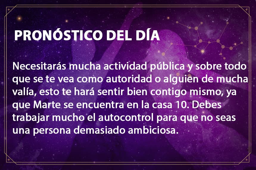 Sagitario jueves 19 de agosto