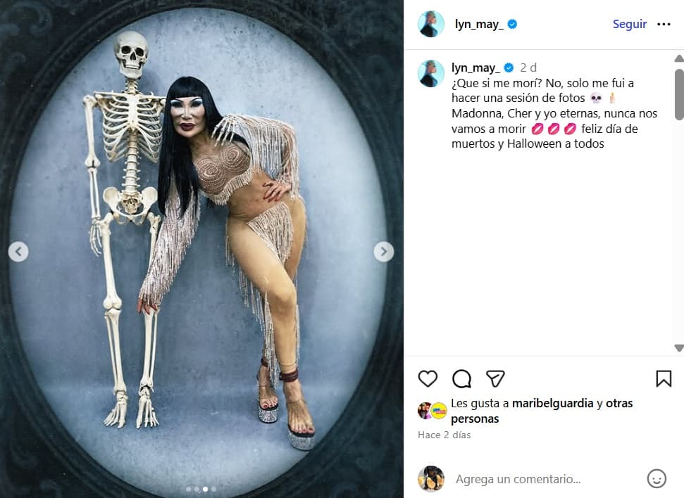 Lyn May reaccionó ante la noticia falsa de su muerte.