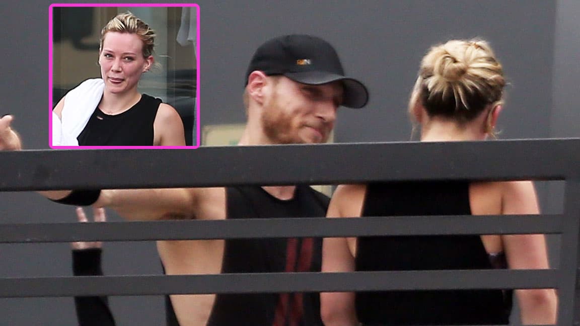 Al parecer Hilary no sólo va al gimnasio a entrenar.